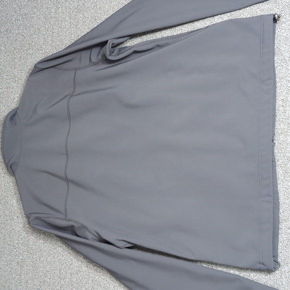 L.L. Bean Windproof Soft Shell Jacket Size Large In Alloy Gray Fleece Lined - Picture 13 of 13
